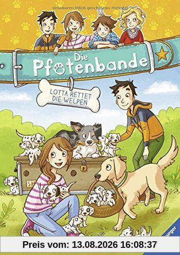 Lotta rettet die Welpen (Die Pfotenbande, Band 1)