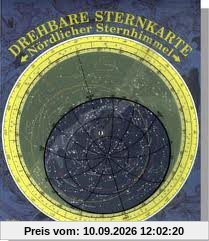 Sternkarte, Nördlicher Sternhimmel, mit Planetenzeiger: Sternkarte für Schule und Freizeit