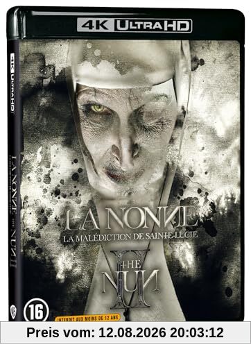 Michael Chaves La Nonne , La Malédiction De Sainte-Lucie [4K Ultra Hd + Blu-Ray]