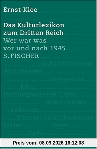 Das Kulturlexikon zum Dritten Reich: Wer war was vor und nach 1945