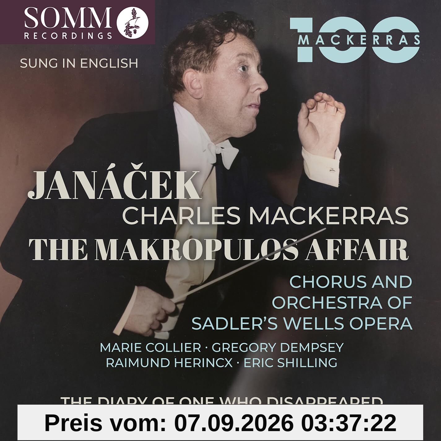 Janacek: die Sache Makropulos / Tagebuch Eines Verschollenen