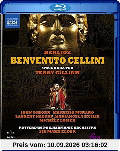 Berlioz: Benvenuto Cellini [John Osborn; Maurizio Muraro; Laurent Naouri] [Naxos: NBD0074V] [Blu-ray]