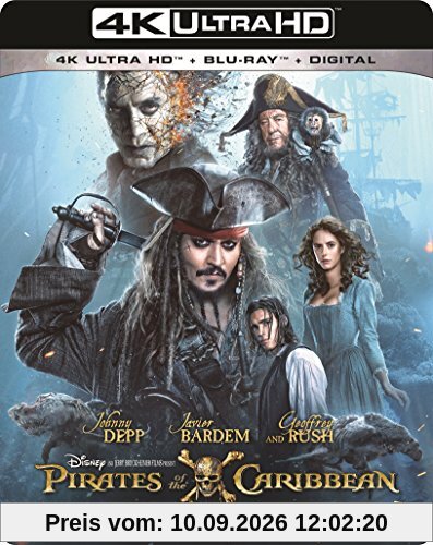 Pirates of the Caribbean: Dead Men Tell No Tales 4K UHD [Blu-Ray] [Region Free] (IMPORT) (Keine deutsche Version)