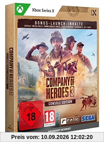 Company of Heroes 3 Launch Edition (Metal Case) (Xbox Series X)
