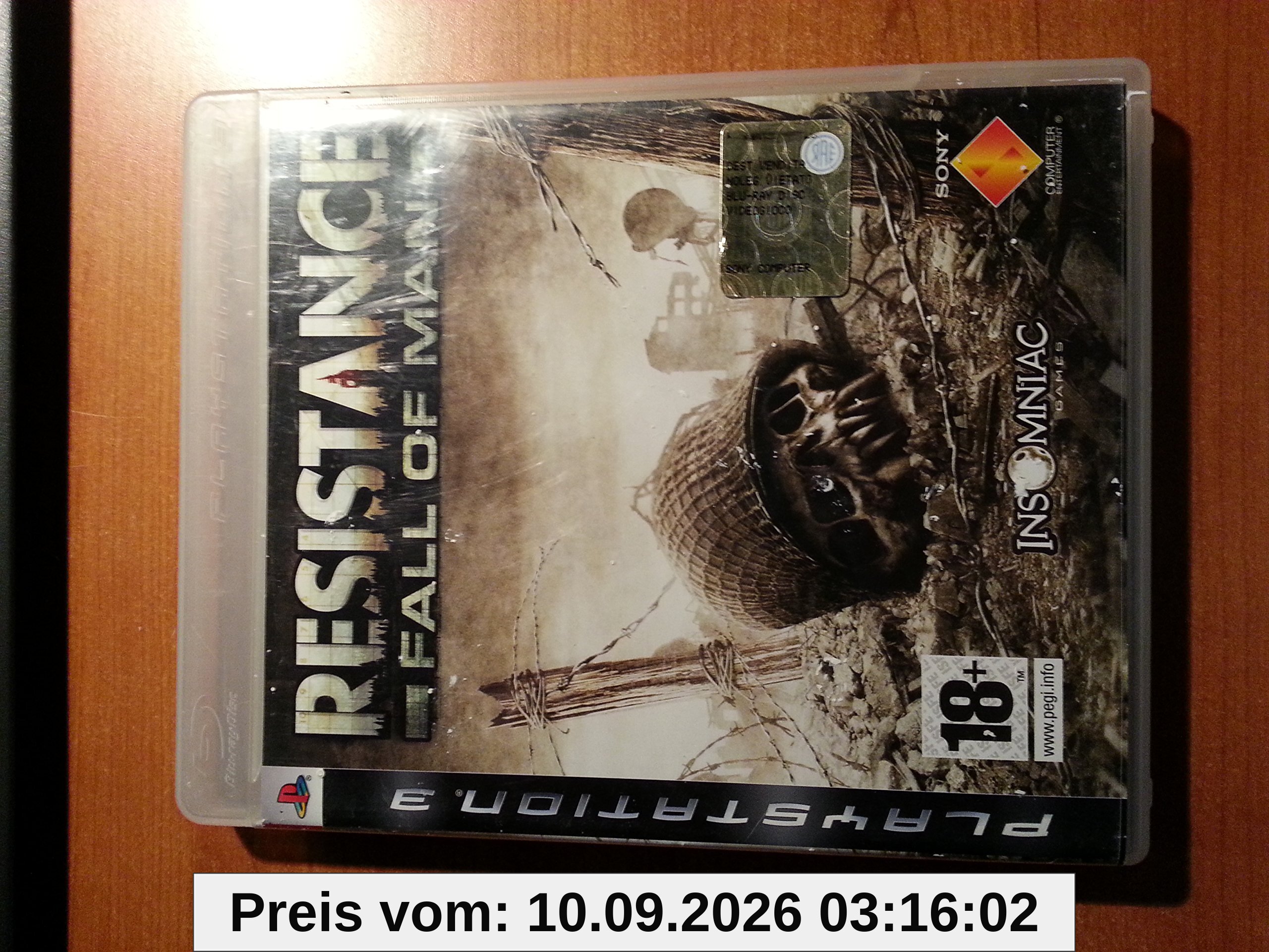 Playstation Resistance: Fall of Man (UK/Sticker)