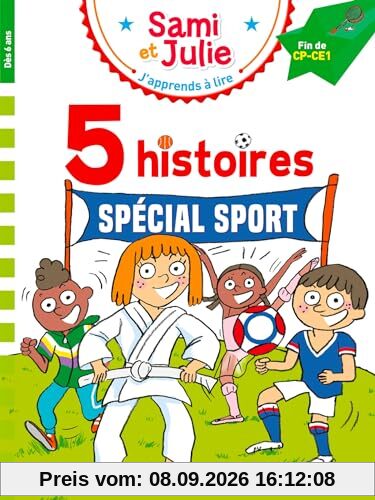 5 histoires spécial sport : fin de CP, CE1