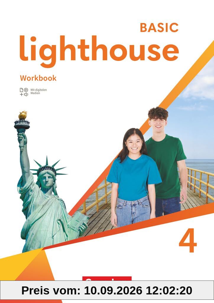 Lighthouse - Basic Edition - Band 4: 8. Schuljahr: Workbook - Mit Audios, Erklärfilmen und Lösungen