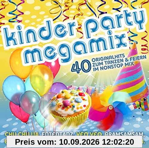 Kinder Party Megamix - Die CD für den Geburtstag, Fasching und die Kinderparty