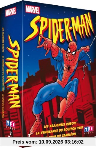 Coffret spider-man : les araignées robots ; vengeance du bouffon vert ; le jour du caméléon [FR Import]