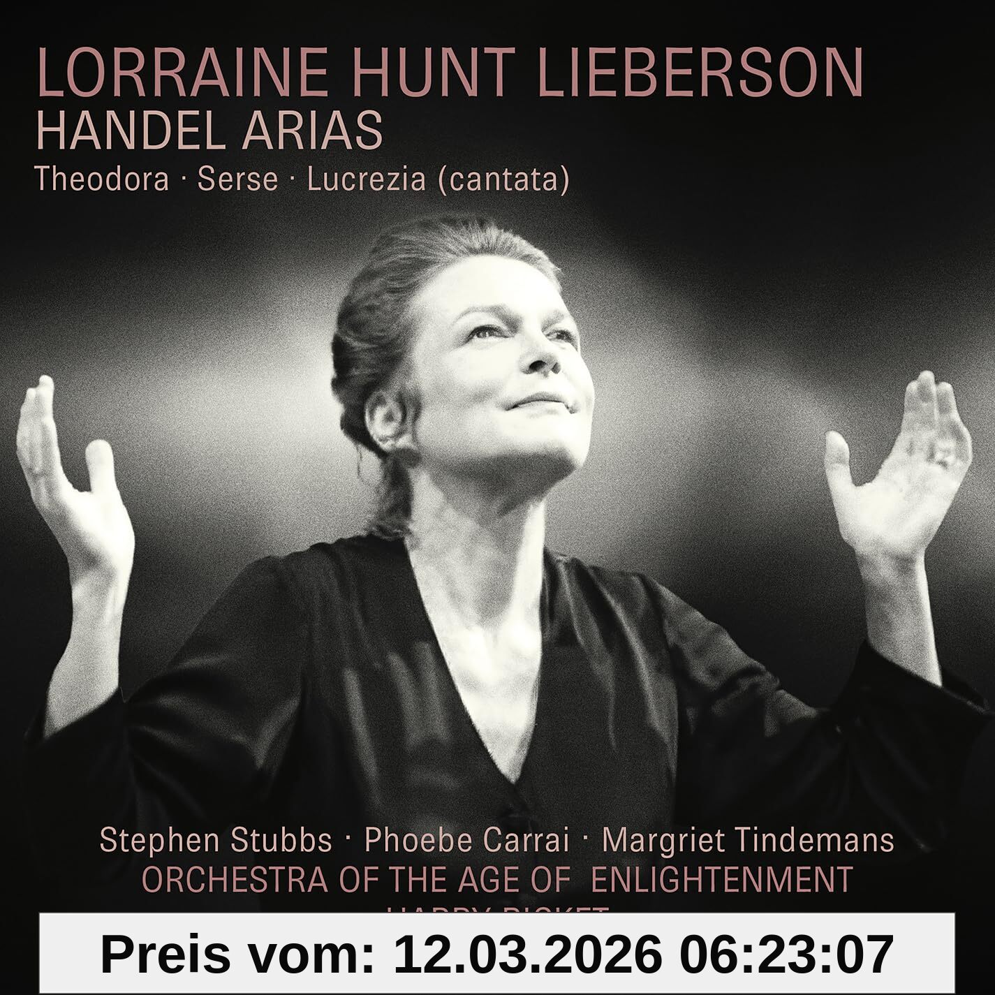 Lorraine Hunt Lieberson Hunt Lieberson, Handel Arias