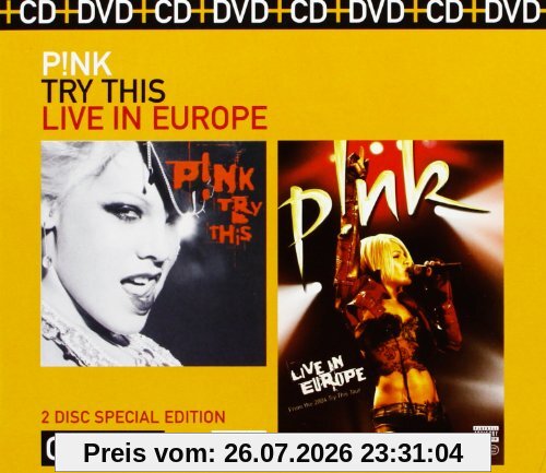 unbekannt Try This/P!Nk, Live In Europe