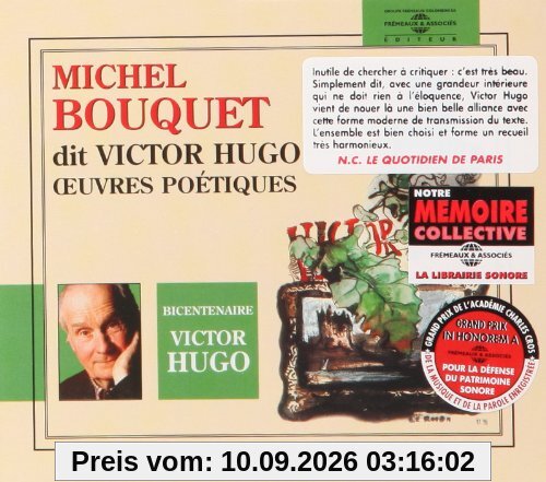 Michel Bouquet lit Victor Hugo : oeuvres poétiques