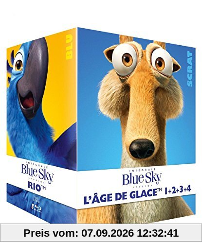 Coffret intégrale blue sky : epic ; l'âge de glace 1+2+3+4 ; robots ; horton ; rio [Blu-ray] [FR Import]
