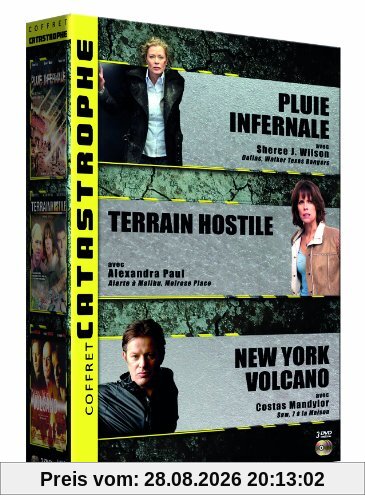 Coffret films catastrophes : pluie infernale ; terrain hostile ; new york volcano [FR Import]