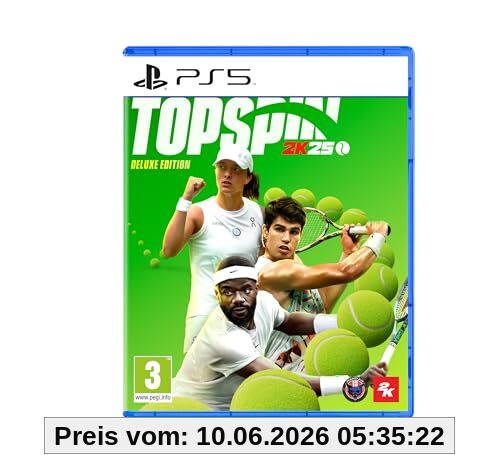 TopSpin 2K25 - Jeu PS5 - Deluxe Edition