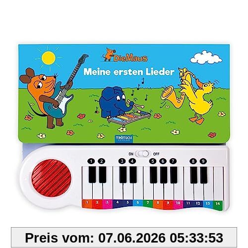 Trötsch Die Maus Klavierbuch Meine ersten Lieder Soundbuch Liederbuch: Beschäftigungsbuch Soundbuch Liederbuch