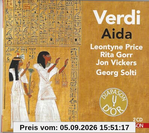 Verdi : Aida. Pryce, Gorr, Vickers, Solti.