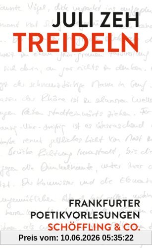 Treideln: Frankfurter Poetikvorlesungen