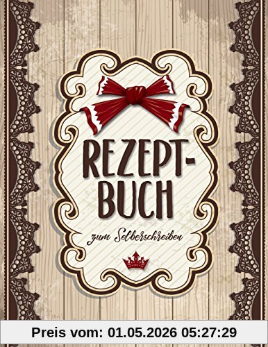 REZEPTBUCH zum Selberschreiben: Blanko Kochbuch für 100 Rezepte ca. A4