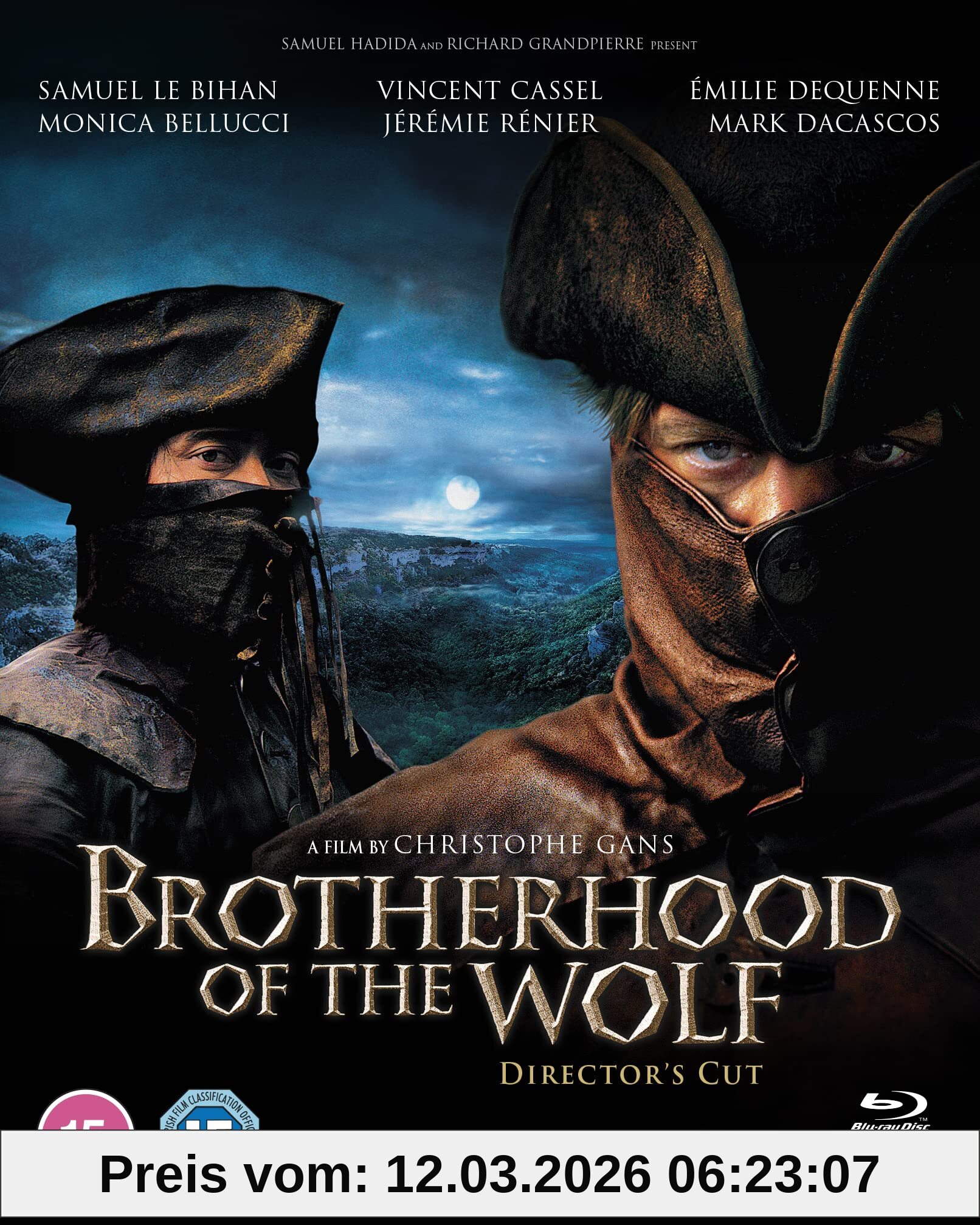 Christophe Gans Brotherhood Of The Wolf (Director's Cut) (2 Blu-Ray Discs)