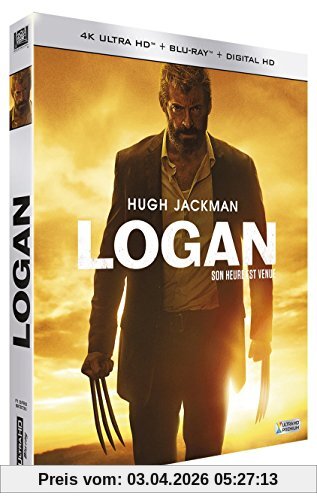 Logan – Blu-ray 4K (version cinéma + version noir & blanc) + Blu-ray (version cinéma) + DHD [2 Blu-ray 4K Ultra HD + Blu-ray + Digital HD]
