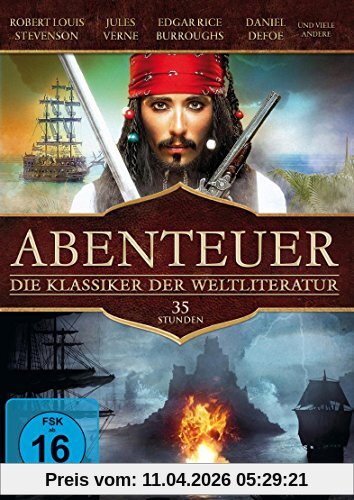 Abenteuerfilme - Die Klassiker der Weltliteratur (8 DVD-Box mit 32 Filmen)