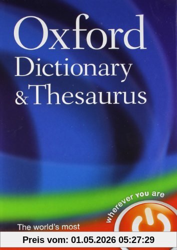Oxford Dictionary and Thesaurus
