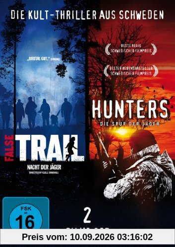 Hunters 1&2: Hunters - Die Spur der Jäger & False trail - Nacht der Jäger (2 Filme Set) [2 DVDs]