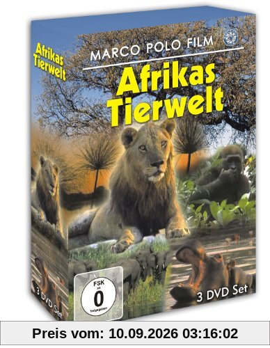 Afrikas Tierwelt : Der Luangwa - Leben im afrikanischen Dschungel - Zambesi - Okavango - Tierwelt Tansanias - Die Tiere des Shire Flusses [3 DVDs]