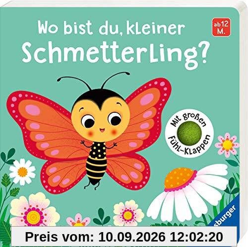 Wo bist du, kleiner Schmetterling?: Mit großen Fühlklappen