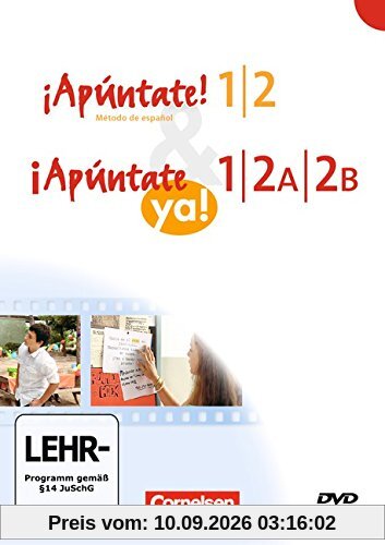 ¡Apúntate! - Ausgabe 2008 / Band 1/2 - Video-DVD: Passgenau auch für ¡Apúntate ya! Band 1, 2A und 2B