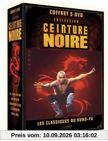 Coffret ceinture noire, les classiques du kung-fu, vol. 2 : fist of fury ; les six épreuves de la mort ; karaté king ; l [FR Import]