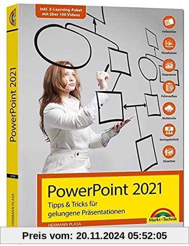 PowerPoint 2021 Tipps und Tricks für gelungene Präsentationen und Vorträge. Komplett in Farbe