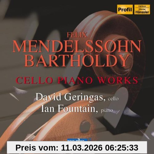 Mendelssohn, Cello Piano Works (David Geringas)