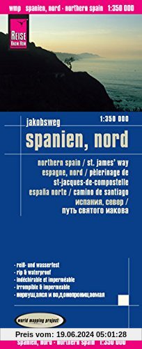 Reise Know-How Landkarte Spanien Nord / Jakobsweg (1:350.000): world mapping project