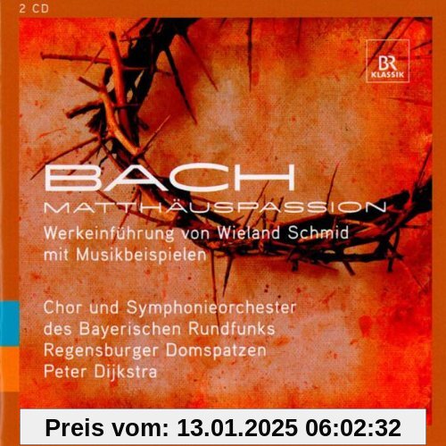 BACH: Matthäus-Passion - Werkeinführung von Wieland Schmid mit Musikbeispielen (BR Klassik WISSEN) [Doppel-CD]