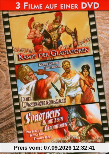 Kampf der Gladiatoren / Der Unbesiegbare / Spartacus