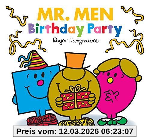 Adam Hargreaves Hargreaves, R, Mr. Men, Birthday Party