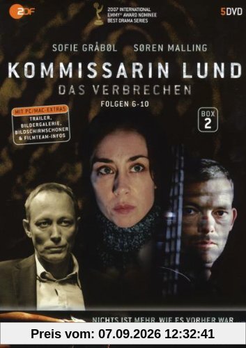 Kommissarin Lund - Das Verbrechen, Box 2, Folgen 6-10 [5 DVDs]