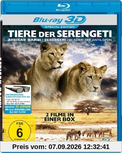 Tiere der Serengeti [3D Blu-ray] [Special Edition]