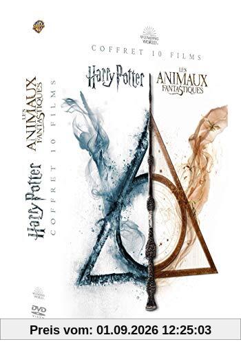 Coffret intégrale wizarding world 10 films ; harry potter 1 à 7 ; les animaux fantastiques 1 et 2 [FR Import]