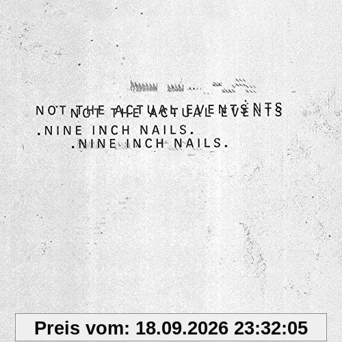 Nine Inch Nails Not The Actual Events Ep (Limited Cd)