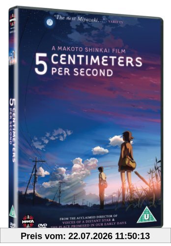 unbekannt 5 Centimeters Per Second [Dvd] (U, 12)