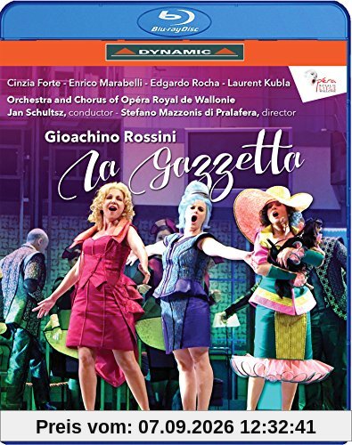 Rossini: La Gazetta (Lüttich, 2014) [Blue-ray] [Blu-ray]