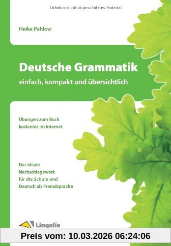 Heike Pahlow Deutsche Grammatik - Einfach, Kompakt Und übersichtlich