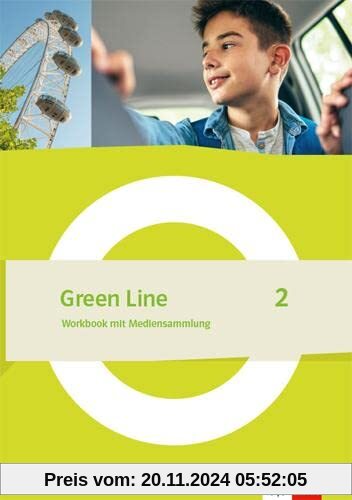 Green Line 2: Workbook mit Mediensammlung Klasse 6 (Green Line. Ausgabe ab 2021)