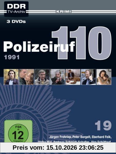 Polizeiruf 110 - Box 19: 1991 (DDR TV-Archiv) [3 DVDs]