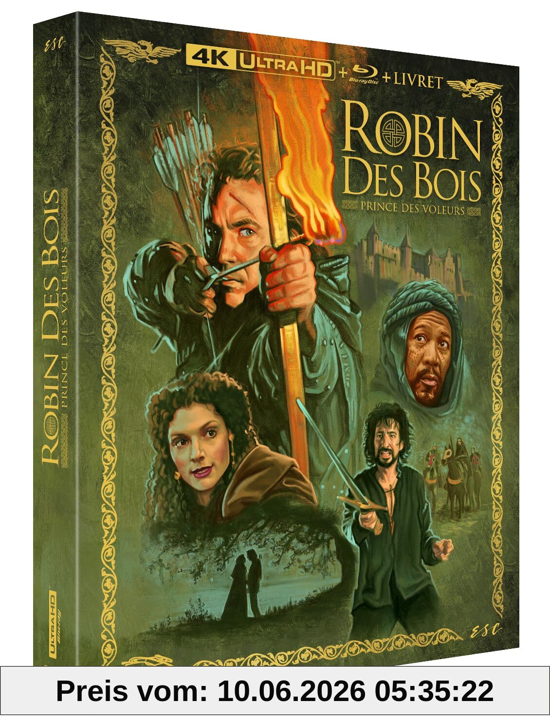 Robin des bois, prince des voleurs 4k ultra hd [Blu-ray] [FR Import]