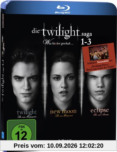 Die Twilight Saga 1-3 - Was bis(s)her geschah... (inkl. Sammelkarte) [Blu-ray] [Limited Edition]