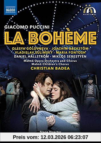 Puccini, La Bohème [Joachim Bäckström; Olesya Golovneva; Vladislav Sulimsky; Daniel Hällström; Christian Badea] [Naxos, 2110385]